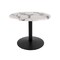 Holland Bar Stool Co 30" Tall OD214 Black Table Base 22" Diameter 30" Diameter White Marble Top by the HollBar Stool Co. OD214-2230BWOD30RWM - alternate 1